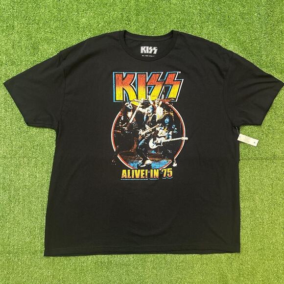Retro KISS "Alive! In '75" T-Shirt - Picture 1 of 5